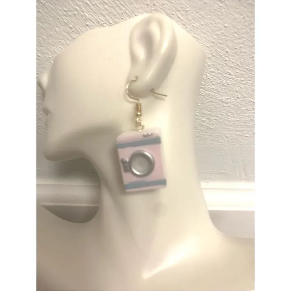 Washing Machine Statement Earrings - Picture 2 of 3